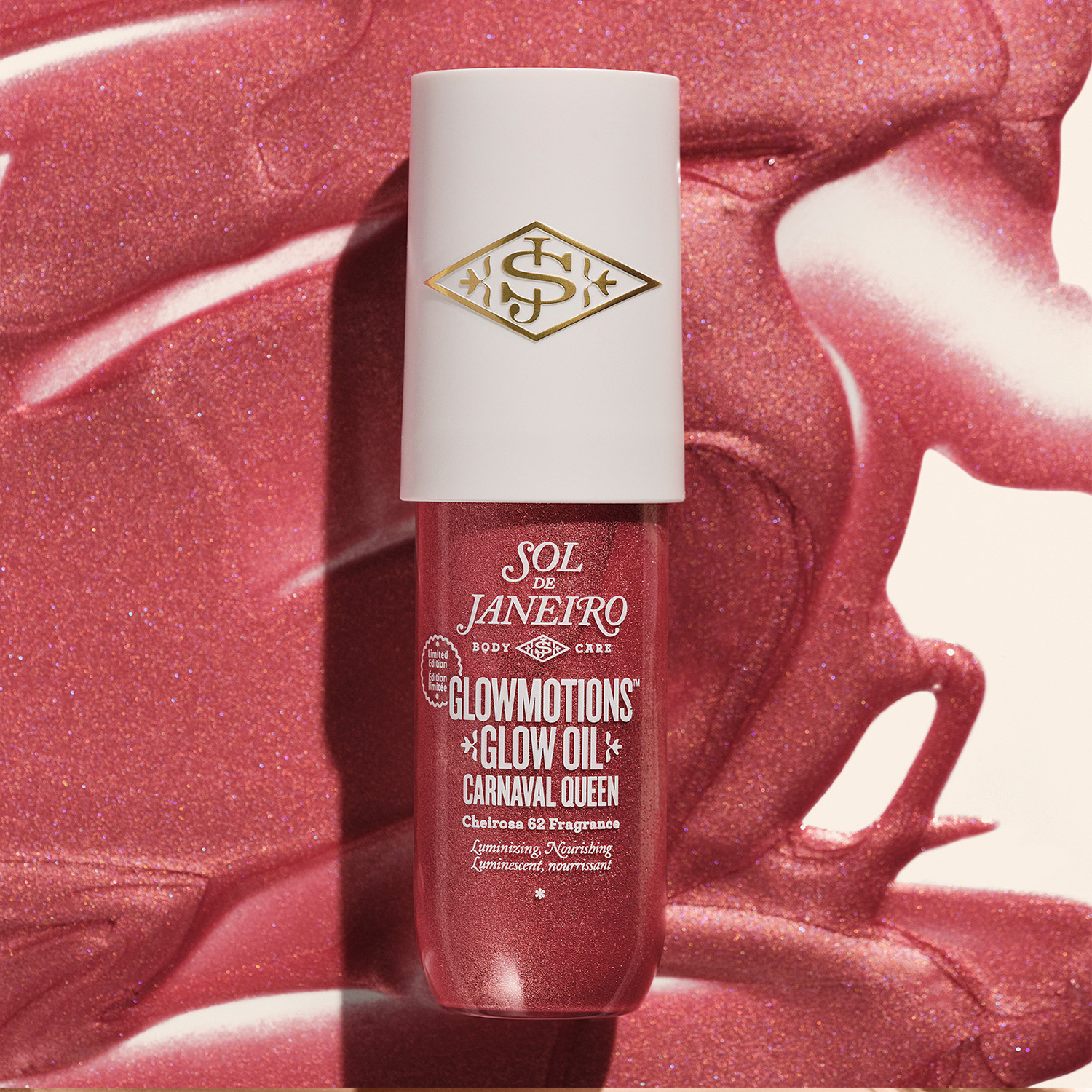 LIMITED EDITION CARNAVAL QUEEN GLOWMOTIONS BODY OIL (ACEITE CORPORAL)
